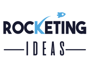 Logo de rocketing ideas agencia de marketing digital en colombia